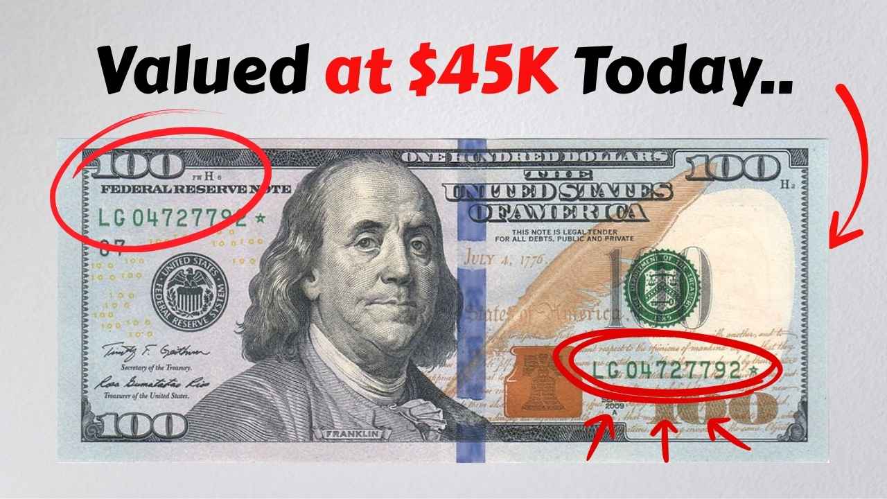 Rare $100 Bill Found at Gas Station Contains Secret Ink - Valued at $45K Today