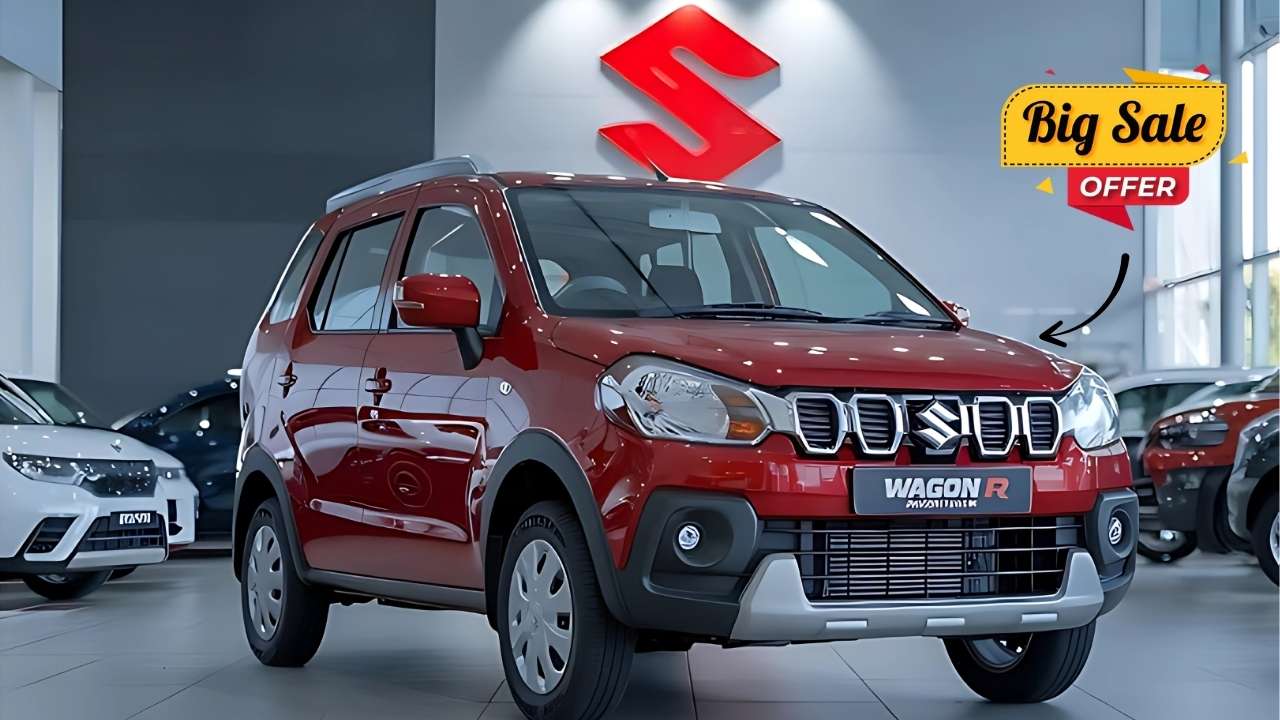 Maruti WagonR 2025 Launched with ₹4.5 Lakh Discount – Price Starts at Just ₹2.10 Lakh