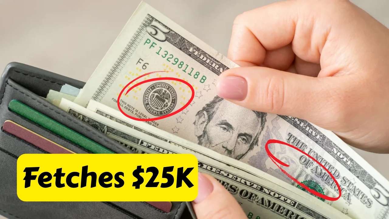 Double Serial Number $5 Bill Found in Tip Jar Fetches $25K at Auction