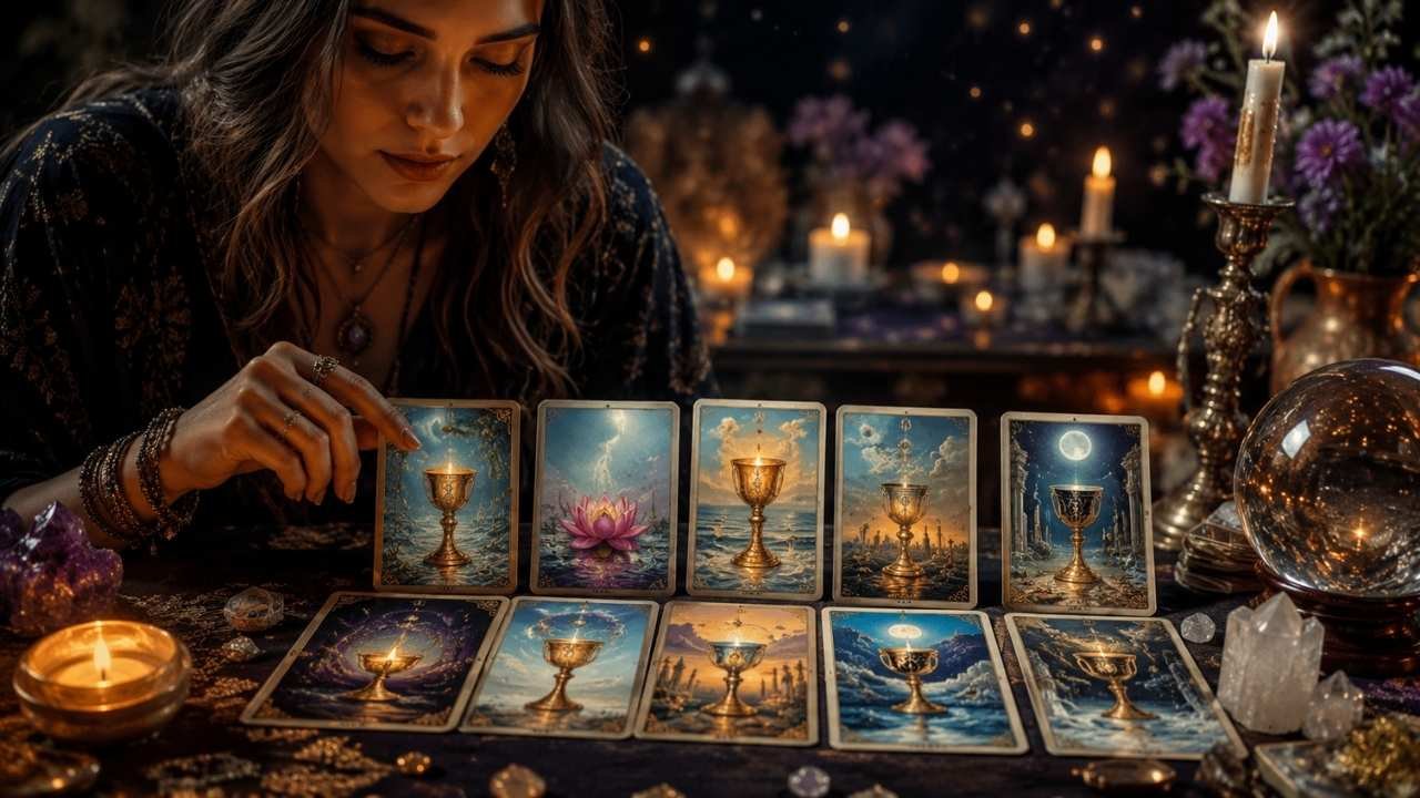 Discover the Mystical Cups in Tarot: Meanings, Symbolism, and Spiritual Insights