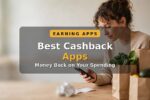 Person scanning a grocery receipt with the best cashback apps at a kitchen table