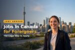 Professional worker smiling in Toronto β jobs in Canada for foreigners