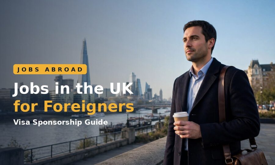 Professional worker in London — jobs in the UK for foreigners with visa sponsorship
